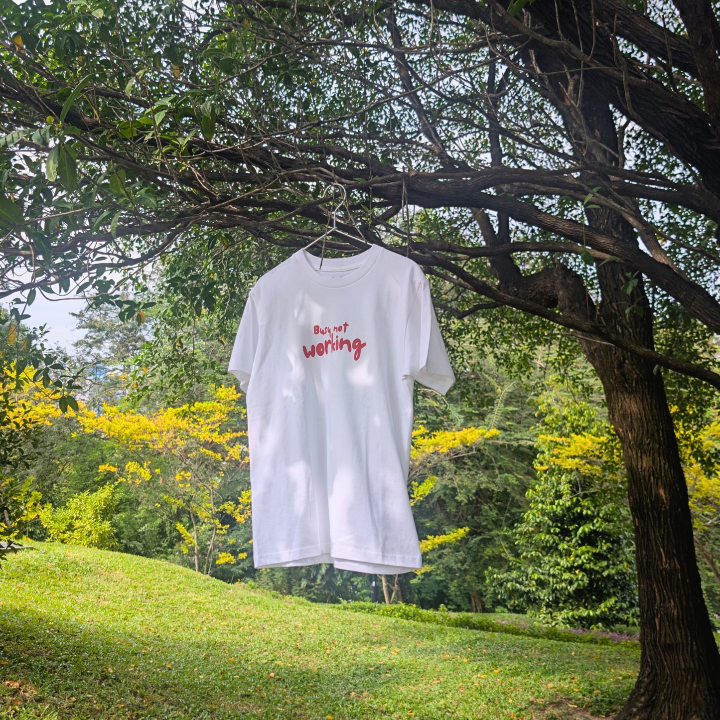 Busy Not Working Graphic Tee