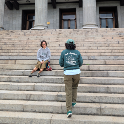 Out Of Office Whenever Sweatshirt — Green