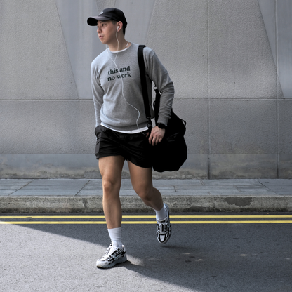 Out Of Office Whenever Sweatshirt — Grey