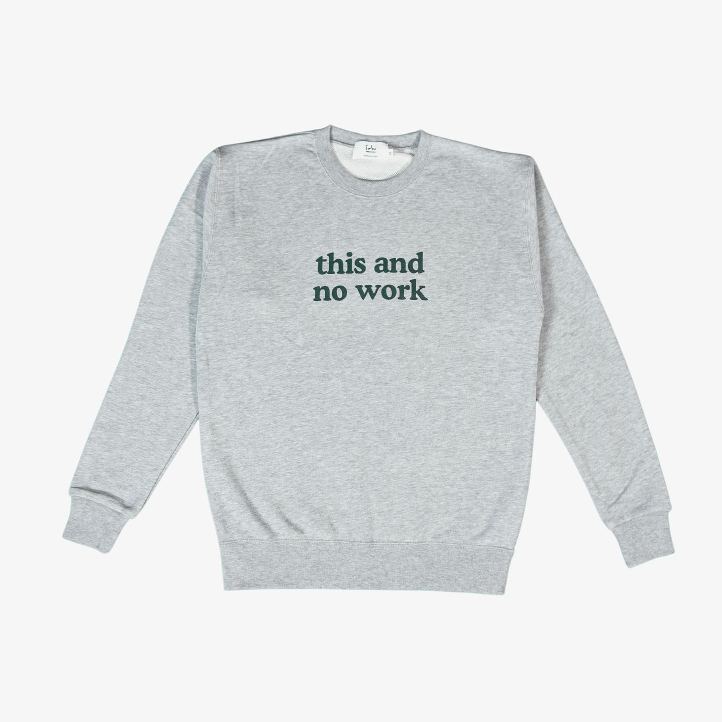 Out Of Office Whenever Sweatshirt — Grey